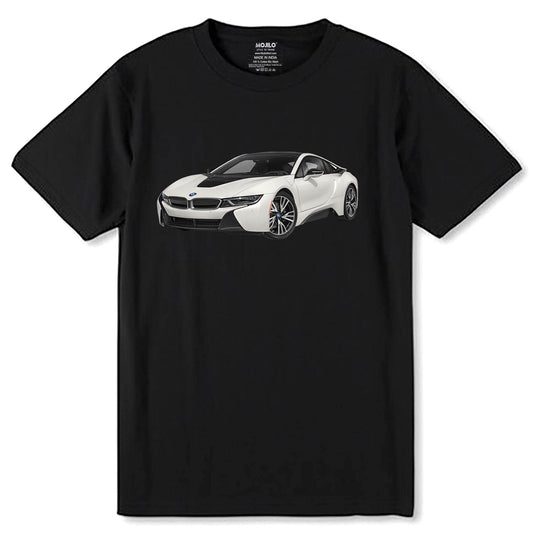 Emblem for Car - Unisex Round Neck Regular Fit 100% Combed Cotton Half Sleeve T-Shirt - Mojilo Mart