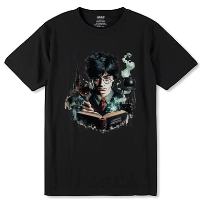 Harry Potter - Unisex Round Neck Regular Fit 100% Combed Cotton Half Sleeve T-Shirt - Mojilo Mart
