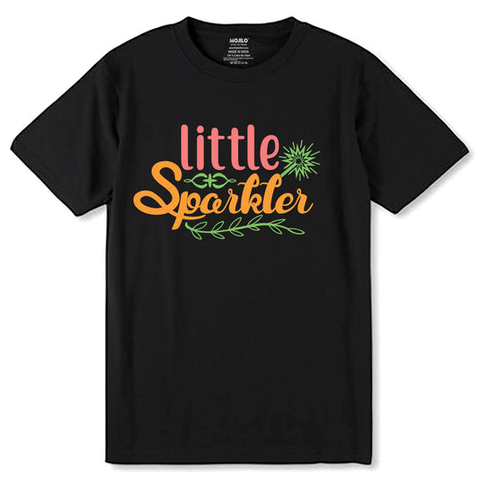 Little Sprinkler - Unisex Round Neck Regular Fit 100% Combed Cotton Half Sleeve T-Shirt - Mojilo Mart