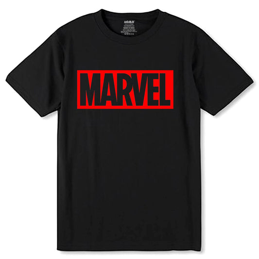 Marvel - Unisex Round Neck Regular Fit 100% Combed Cotton Half Sleeve T-Shirt - Mojilo Mart