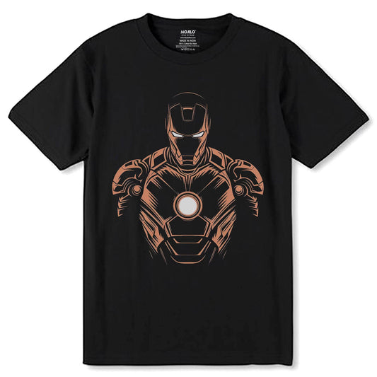 Marvel iron man marvel mcu superhero - Unisex Round Neck Regular Fit 100% Combed Cotton Half Sleeve T-Shirt - Mojilo Mart
