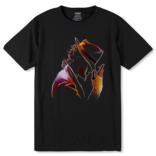 Michael Jackson Poster Singer Star - Unisex Round Neck Regular Fit 100% Combed Cotton Half Sleeve T-Shirt - Mojilo Mart