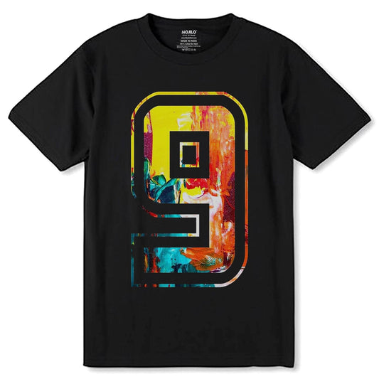 Number 9 - Unisex Round Neck Regular Fit 100% Combed Cotton Half Sleeve T-Shirt - Mojilo Mart