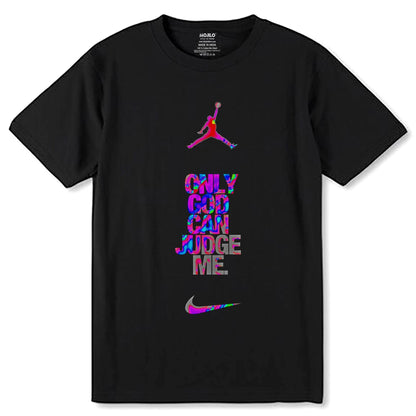 ONLY GOD CAN JUDGE ME - Unisex Round Neck Regular Fit 100% Combed Cotton Half Sleeve T-Shirt - Mojilo Mart