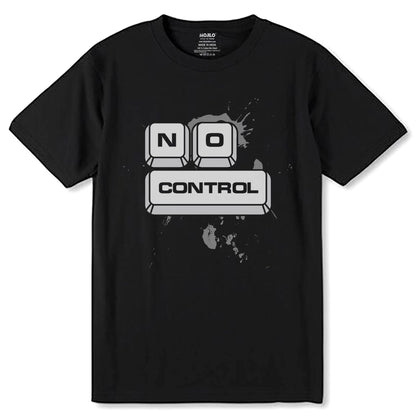 ON CONTROL - Unisex Round Neck Regular Fit 100% Combed Cotton Half Sleeve T-Shirt - Mojilo Mart