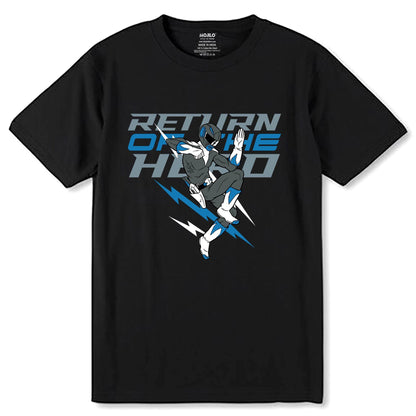 Return Of The Hero - Unisex Round Neck Regular Fit 100% Combed Cotton Half Sleeve T-Shirt - Mojilo Mart