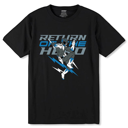 Return Of The Hero - Unisex Round Neck Regular Fit 100% Combed Cotton Half Sleeve T-Shirt - Mojilo Mart