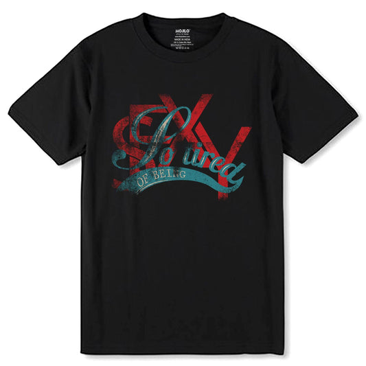 SEXY GO TIERED OF BEING - Unisex Round Neck Regular Fit 100% Combed Cotton Half Sleeve T-Shirt - Mojilo Mart