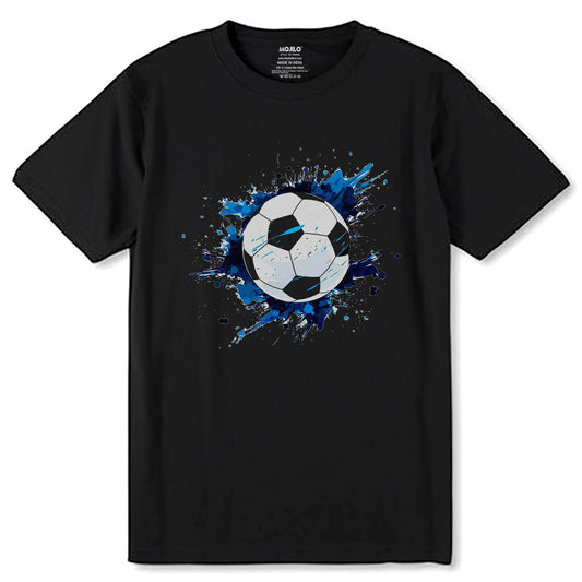 Soccer Ball Is A Sport Equipment - Unisex Round Neck Regular Fit 100% Combed Cotton Half Sleeve T-Shirt - Mojilo Mart