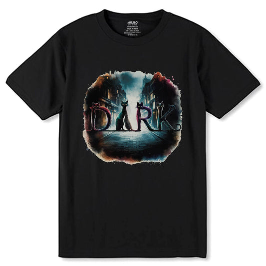 Strange Dark And Mysterious - Unisex Round Neck Regular Fit 100% Combed Cotton Half Sleeve T-Shirt - Mojilo Mart