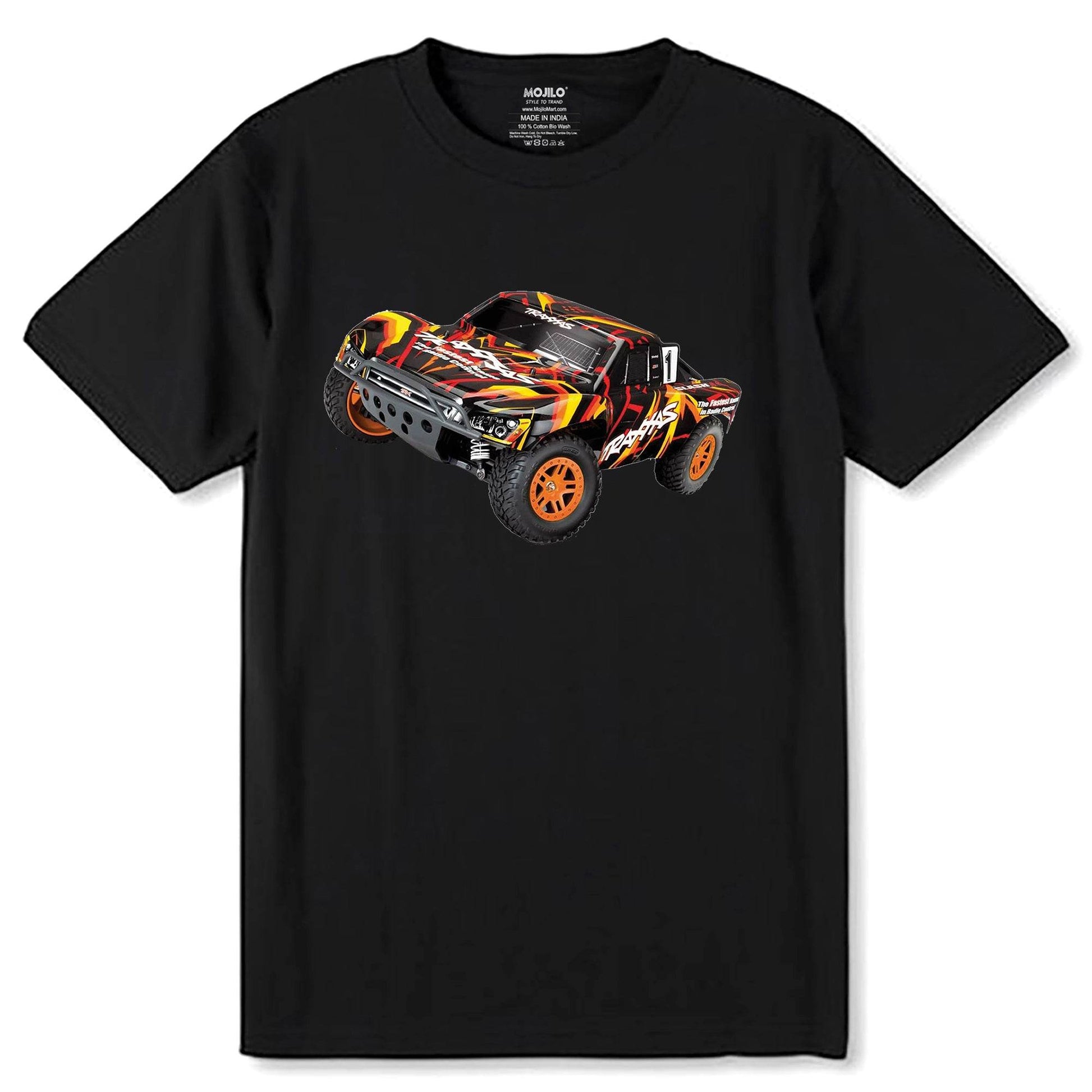 The Traxxas Slash - Unisex Round Neck Regular Fit 100% Combed Cotton Half Sleeve T-Shirt - Mojilo Mart