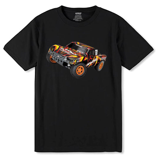 The Traxxas Slash - Unisex Round Neck Regular Fit 100% Combed Cotton Half Sleeve T-Shirt - Mojilo Mart