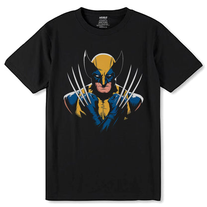 Wolverine Weapon X Logan Superhero Avengers - Unisex Round Neck Regular Fit 100% Combed Cotton Half Sleeve T-Shirt - Mojilo Mart