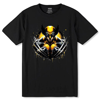 Xmen Wolverine Superheroes - Unisex Round Neck Regular Fit 100% Combed Cotton Half Sleeve T-Shirt - Mojilo Mart