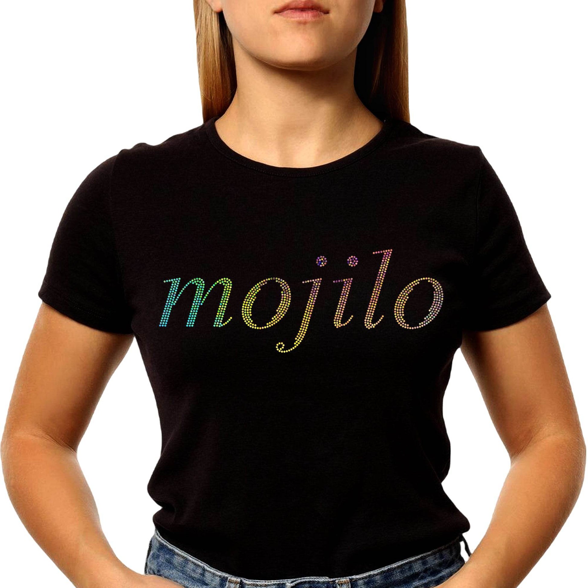 MOJILO SPANGLE KHARSU MULTI WRITING - Unisex Round Neck Regular Fit 100% Combed Cotton Half Sleeve T-Shirt - Mojilo Mart