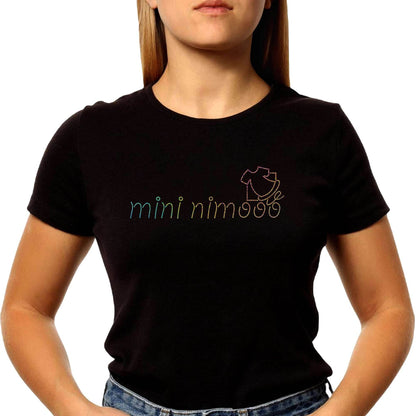 MULTI SPANGLE MINI NIBOOO - Unisex Round Neck Regular Fit 100% Combed Cotton Half Sleeve T-Shirt - Mojilo Mart