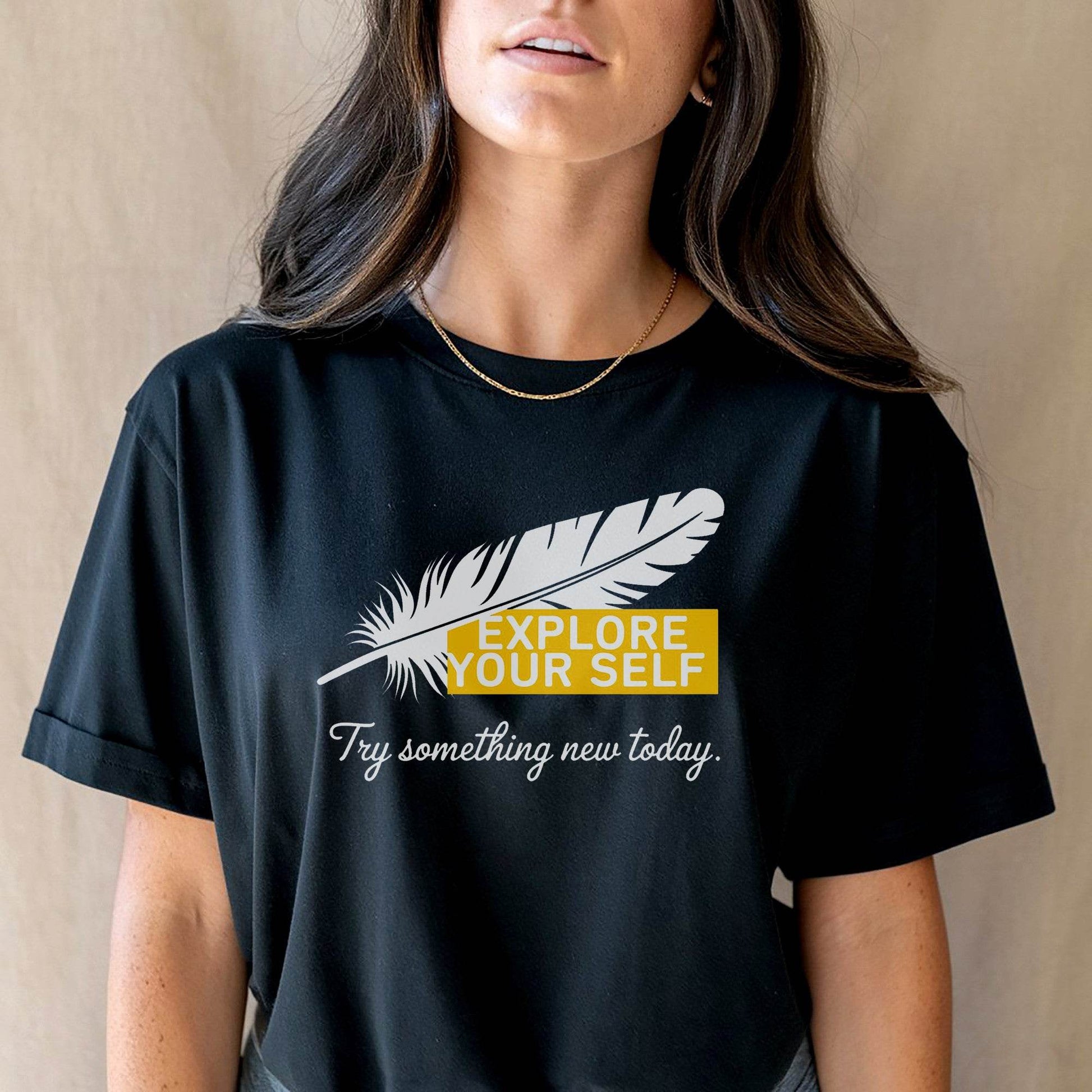 Explore Your Self - Unisex Round Neck Regular Fit 100% Combed Cotton Half Sleeve T-Shirt - Mojilo Mart