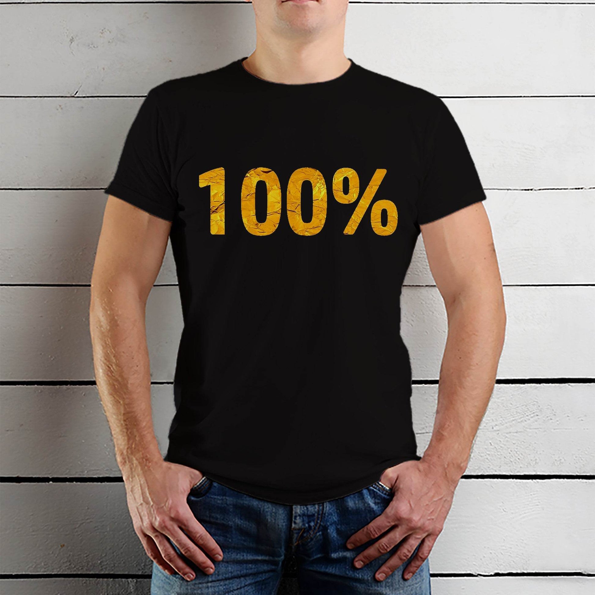 100% - Unisex Round Neck Regular Fit 100% Combed Cotton Half Sleeve T-Shirt - Mojilo Mart