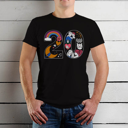 20th Birthday Born - Unisex Round Neck Regular Fit 100% Combed Cotton Half Sleeve T-Shirt - Mojilo Mart