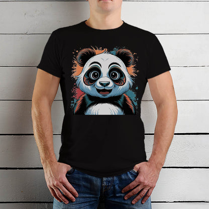 Baby Panda - Unisex Round Neck Regular Fit 100% Combed Cotton Half Sleeve T-Shirt - Mojilo Mart