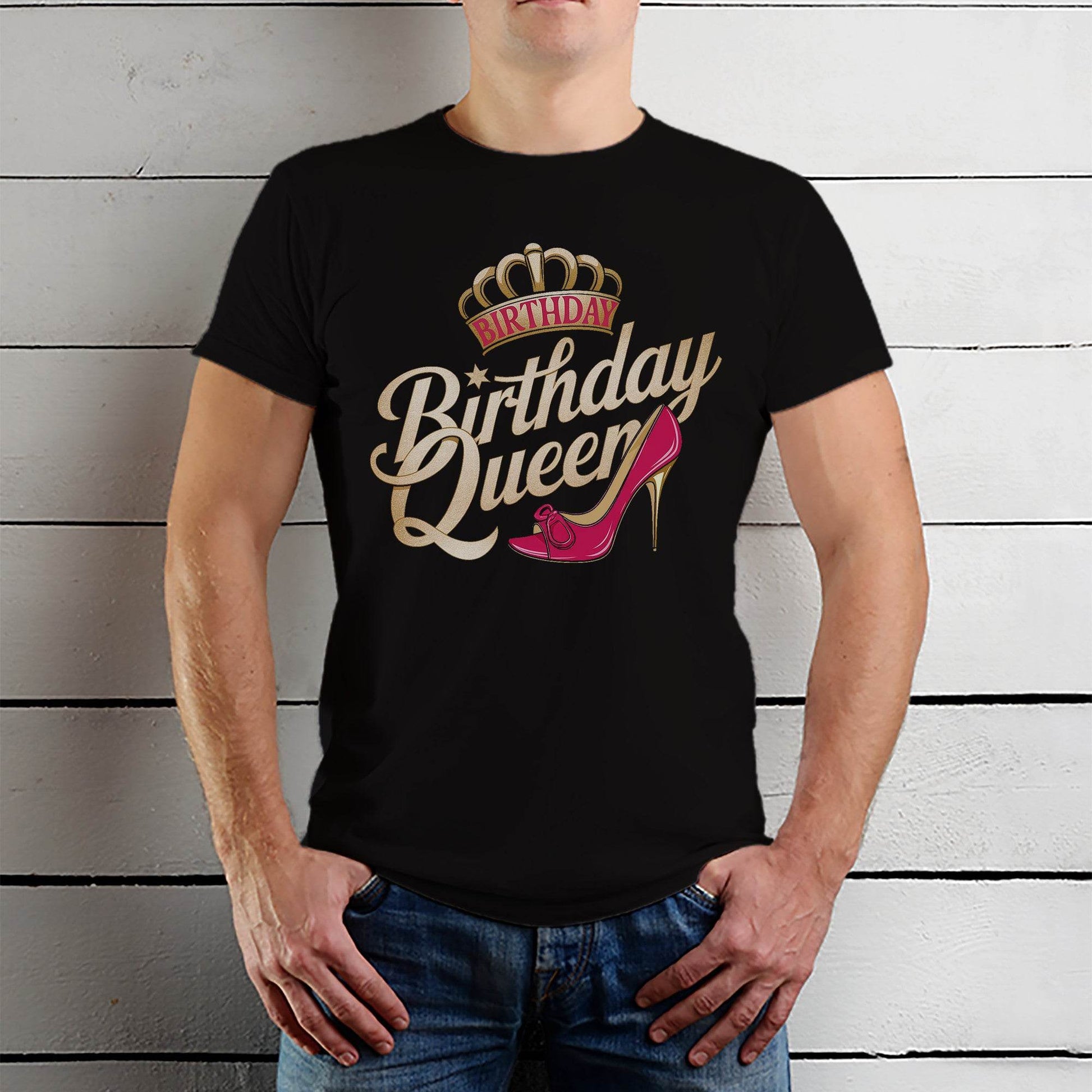 Birthday Queen - Unisex Round Neck Regular Fit 100% Combed Cotton Half Sleeve T-Shirt - Mojilo Mart