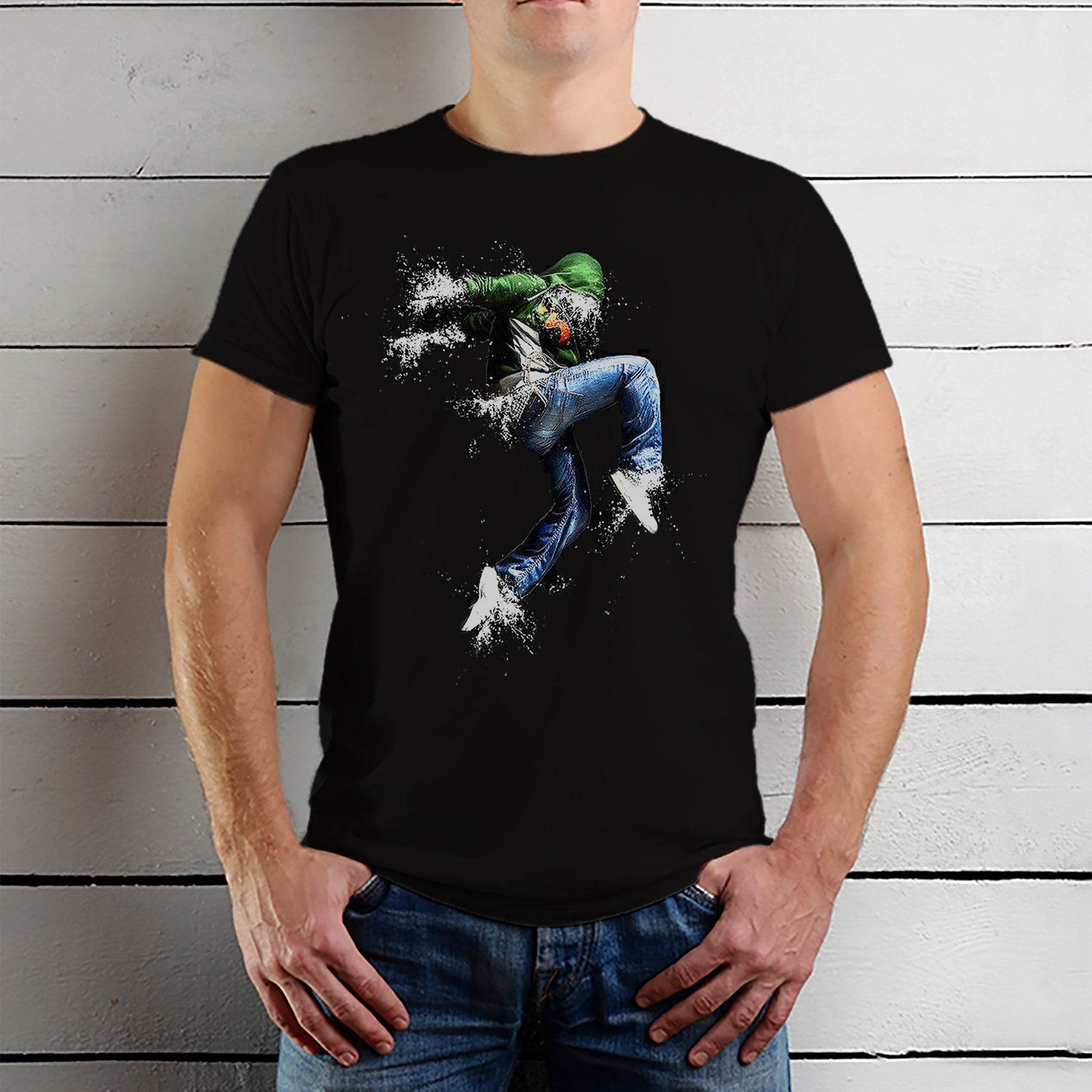 Breakdancing Boy - Unisex Round Neck Regular Fit 100% Combed Cotton Half Sleeve T-Shirt - Mojilo Mart