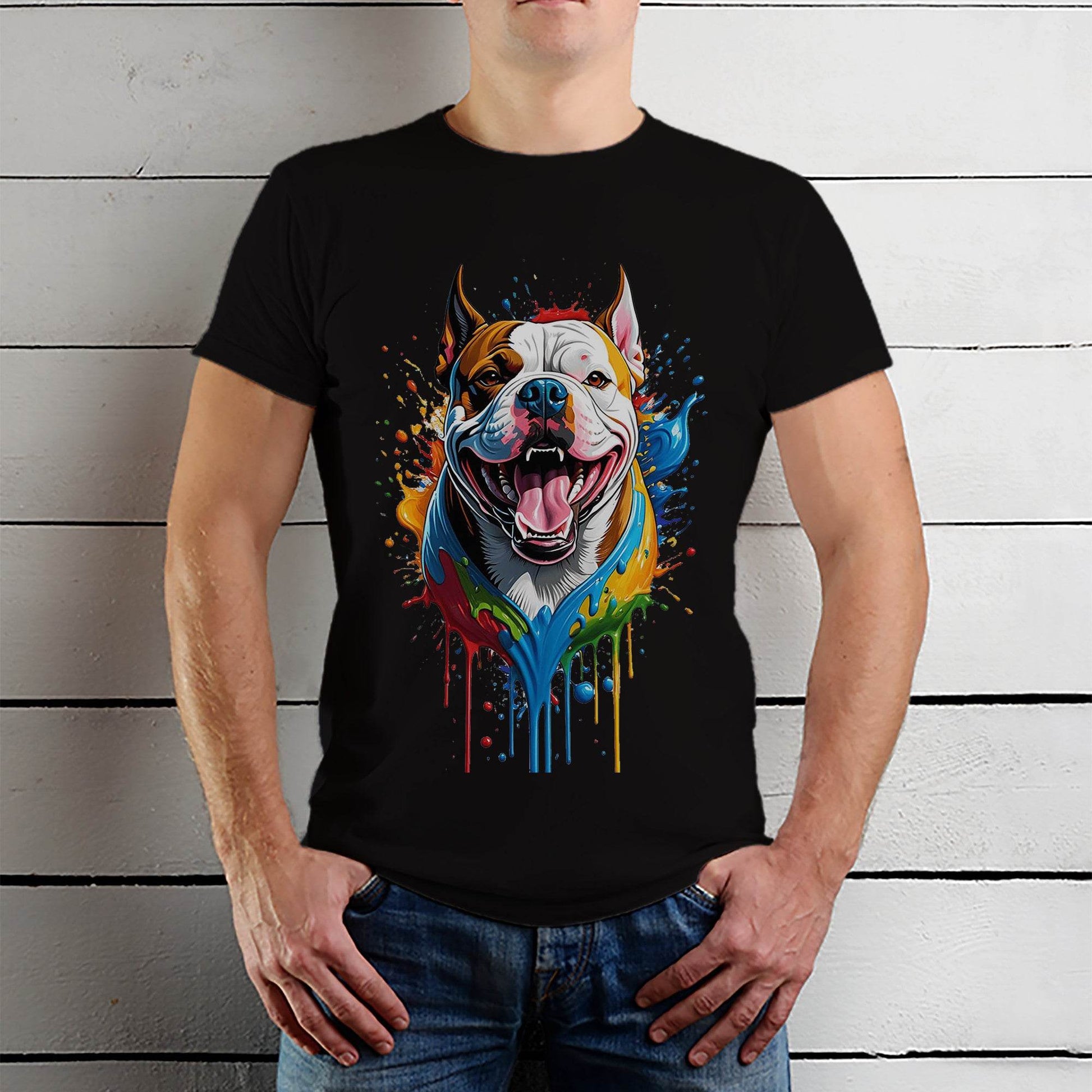 Bull Dog - Unisex Round Neck Regular Fit 100% Combed Cotton Half Sleeve T-Shirt - Mojilo Mart
