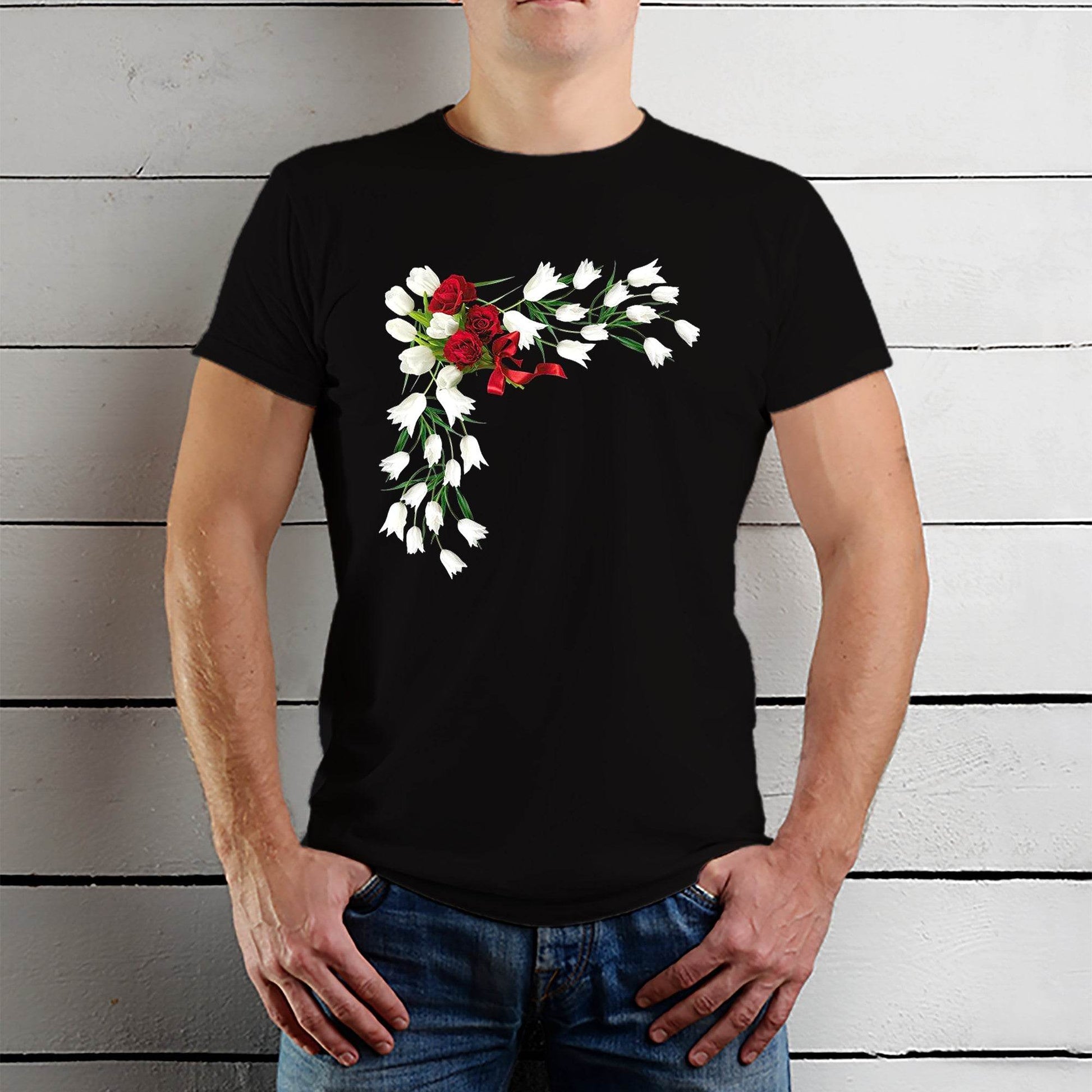 Cheerful Daisy - Unisex Round Neck Regular Fit 100% Combed Cotton Half Sleeve T-Shirt - Mojilo Mart