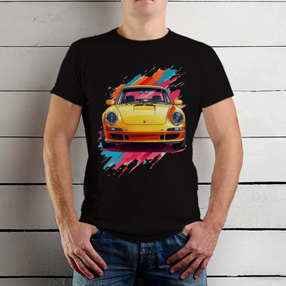 Colorful Car - Unisex Round Neck Regular Fit 100% Combed Cotton Half Sleeve T-Shirt - Mojilo Mart