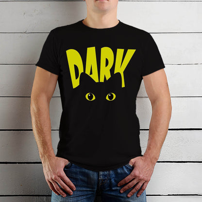 DARK - Unisex Round Neck Regular Fit 100% Combed Cotton Half Sleeve T-Shirt - Mojilo Mart