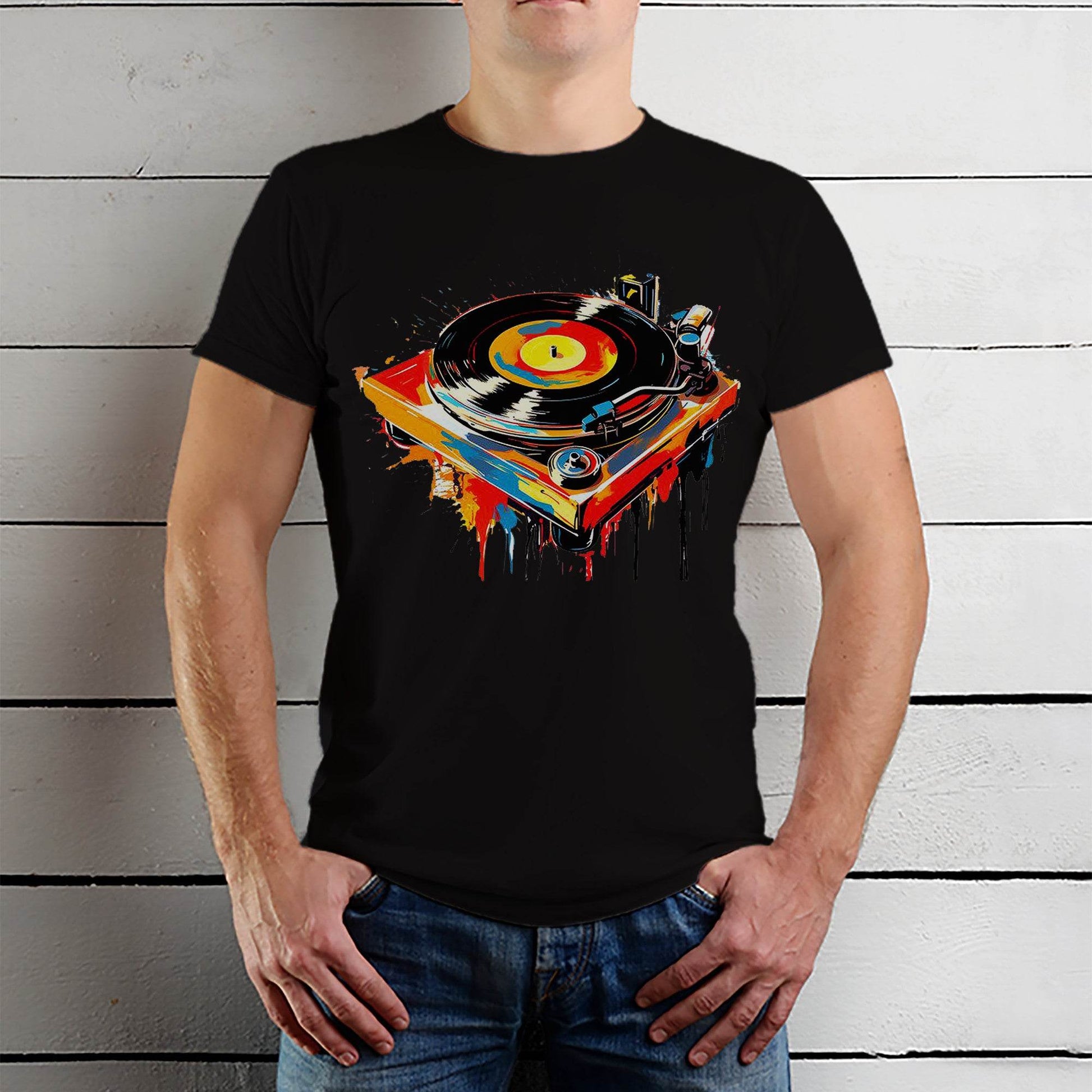 DJ Music and Fun in Every Thread - Unisex Round Neck Regular Fit 100% Combed Cotton Half Sleeve T-Shirt - Mojilo Mart