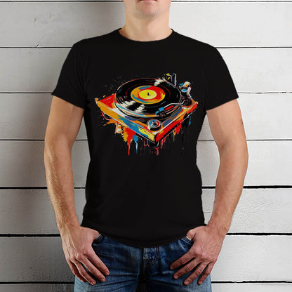 DJ Music and Fun in Every Thread - Unisex Round Neck Regular Fit 100% Combed Cotton Half Sleeve T-Shirt - Mojilo Mart