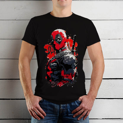 Deadpool - Unisex Round Neck Regular Fit 100% Combed Cotton Half Sleeve T-Shirt - Mojilo Mart