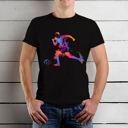 Football Lover - Unisex Round Neck Regular Fit 100% Combed Cotton Half Sleeve T-Shirt - Mojilo Mart