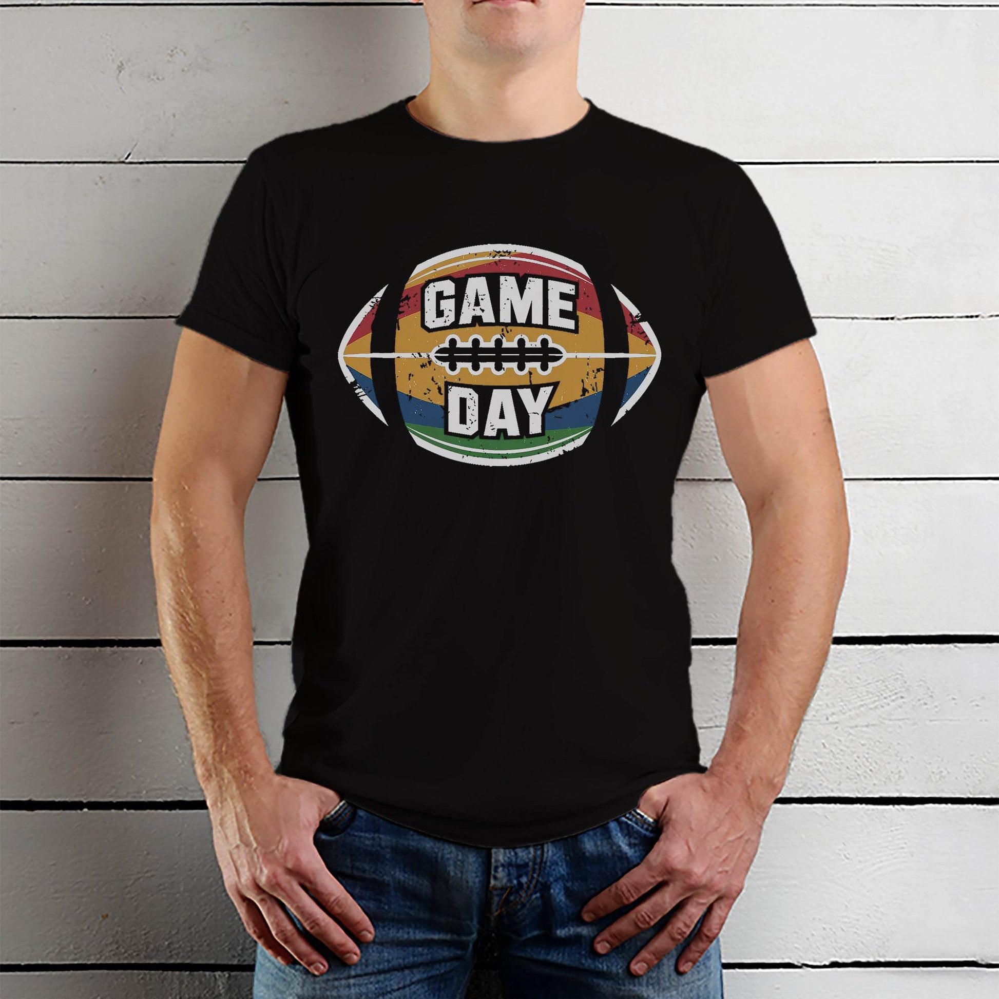 Game Day - Unisex Round Neck Regular Fit 100% Combed Cotton Half Sleeve T-Shirt - Mojilo Mart