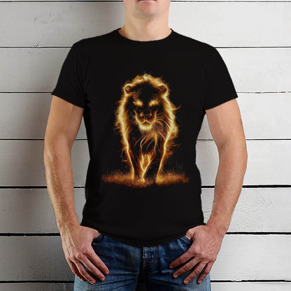 Lion King - Unisex Round Neck Regular Fit 100% Combed Cotton Half Sleeve T-Shirt - Mojilo Mart