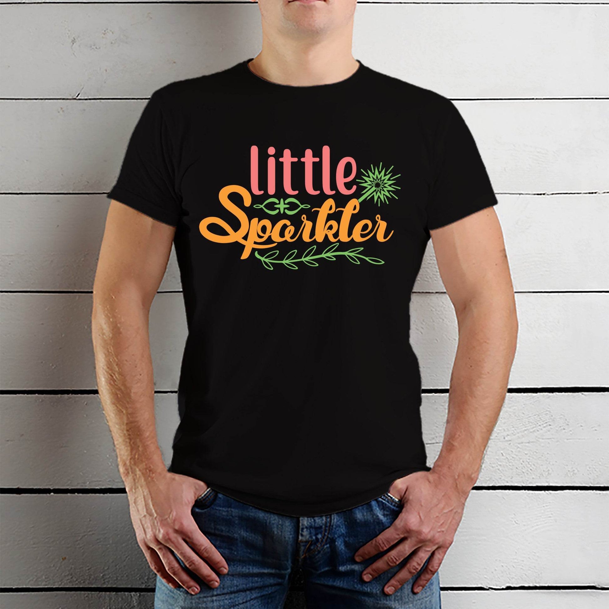 Little Sprinkler - Unisex Round Neck Regular Fit 100% Combed Cotton Half Sleeve T-Shirt - Mojilo Mart