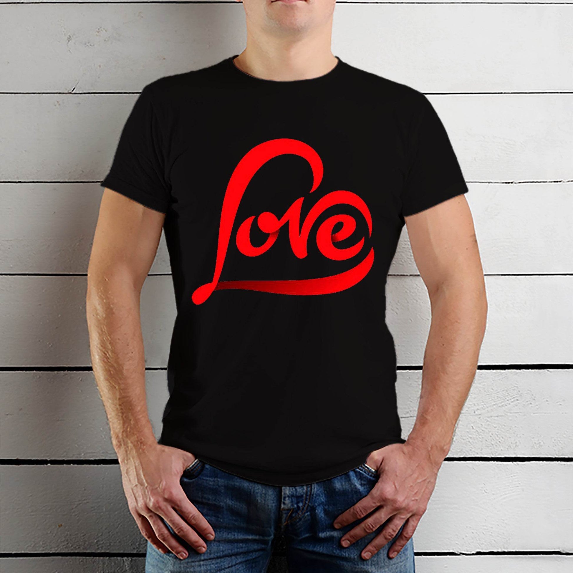 Love Encouraging - Unisex Round Neck Regular Fit 100% Combed Cotton Half Sleeve T-Shirt - Mojilo Mart
