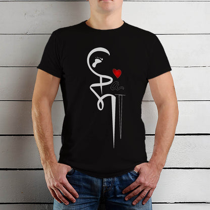 MAA PAA ART - Unisex Round Neck Regular Fit 100% Combed Cotton Half Sleeve T-Shirt - Mojilo Mart
