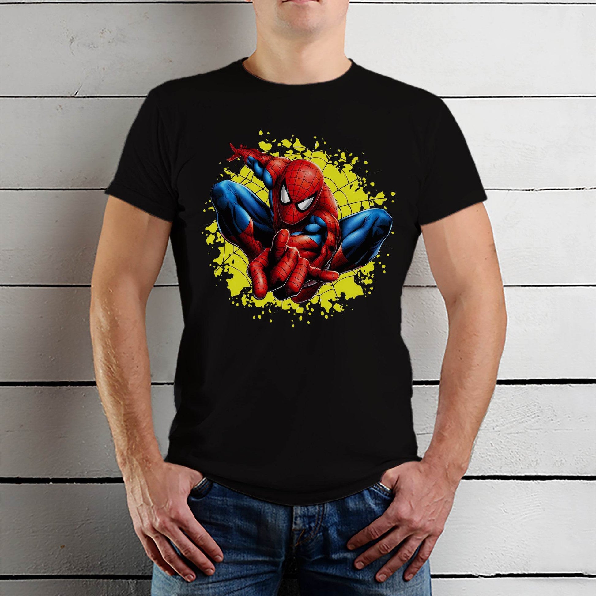 Marvel Spiderman - Unisex Round Neck Regular Fit 100% Combed Cotton Half Sleeve T-Shirt - Mojilo Mart