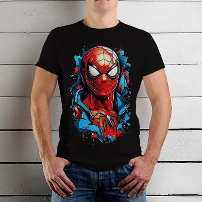 New Spider-Man - Unisex Round Neck Regular Fit 100% Combed Cotton Half Sleeve T-Shirt - Mojilo Mart