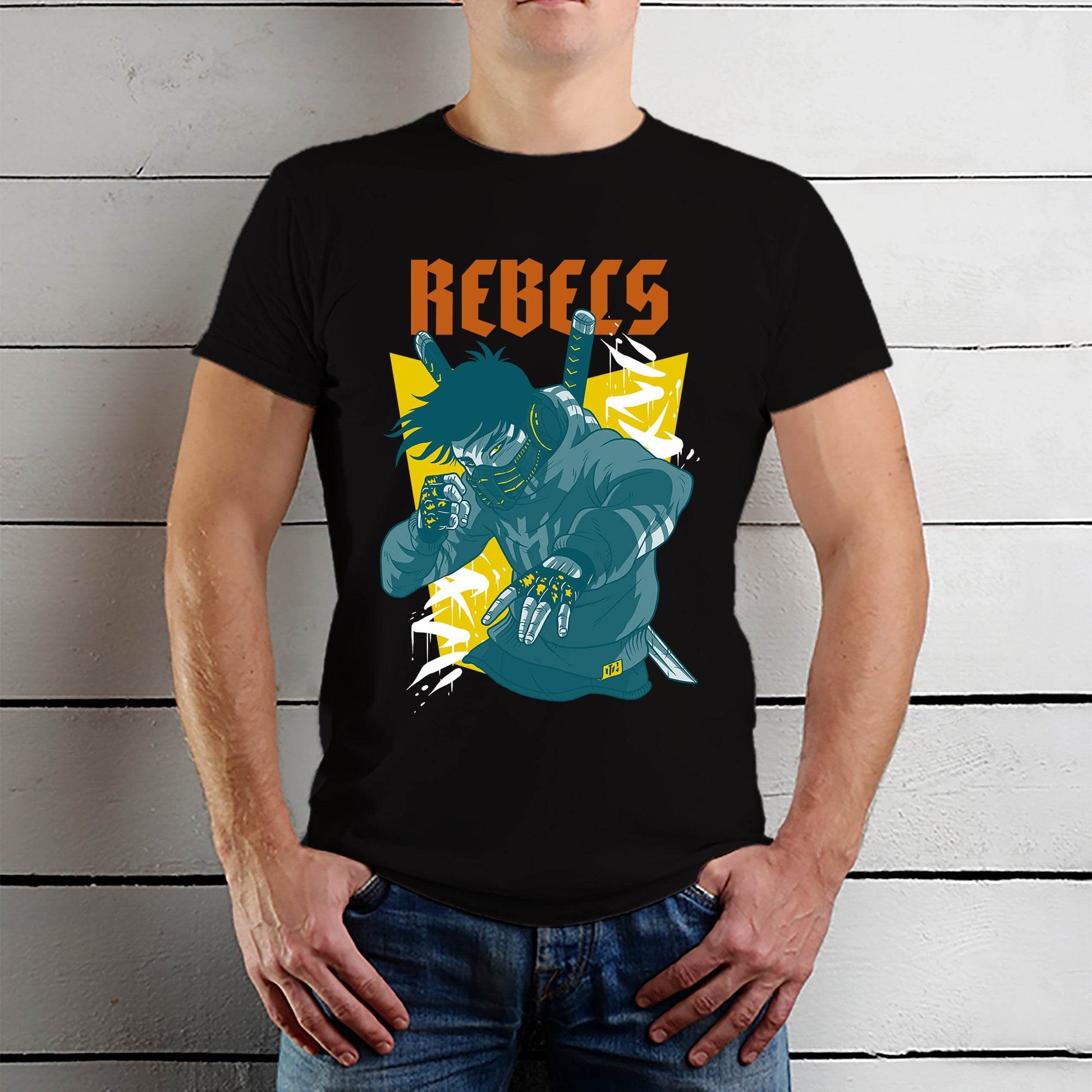 Ninjas for Japanese Support - Unisex Round Neck Regular Fit 100% Combed Cotton Half Sleeve T-Shirt - Mojilo Mart