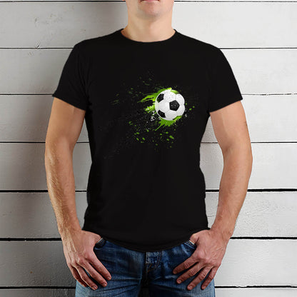Soccer Lover Boys Girls Fans Soccer - Unisex Round Neck Regular Fit 100% Combed Cotton Half Sleeve T-Shirt - Mojilo Mart