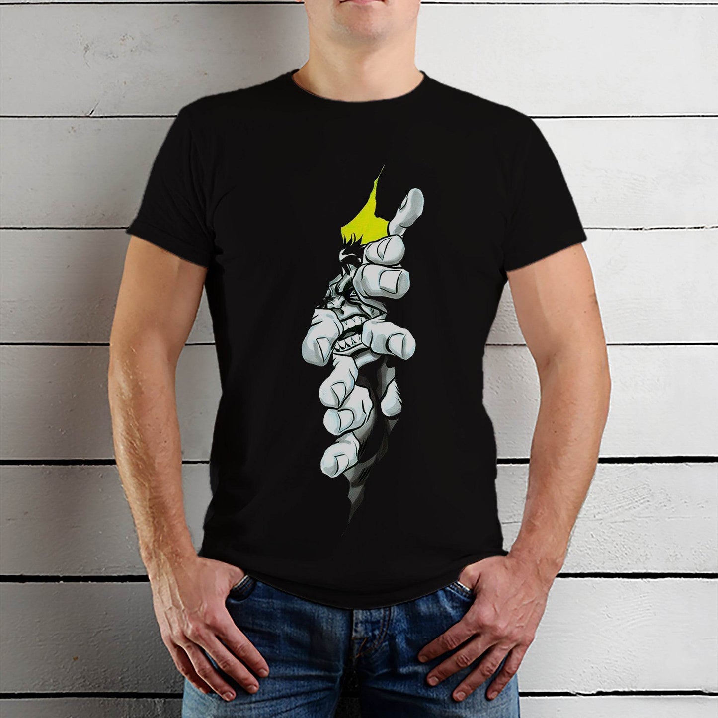 Steroid Monster HULK MARVEL - Unisex Round Neck Regular Fit 100% Combed Cotton Half Sleeve T-Shirt - Mojilo Mart