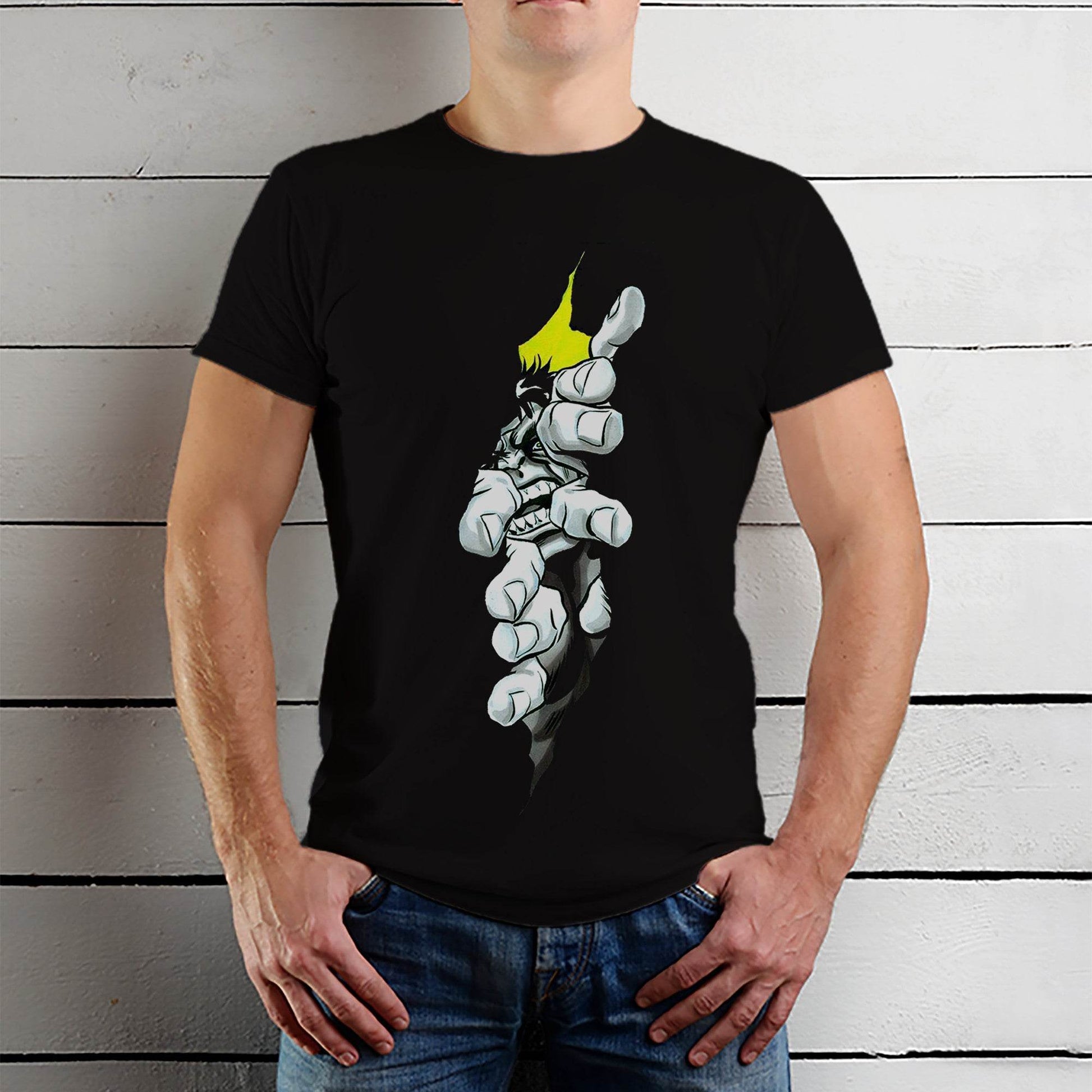 Steroid Monster HULK MARVEL - Unisex Round Neck Regular Fit 100% Combed Cotton Half Sleeve T-Shirt - Mojilo Mart