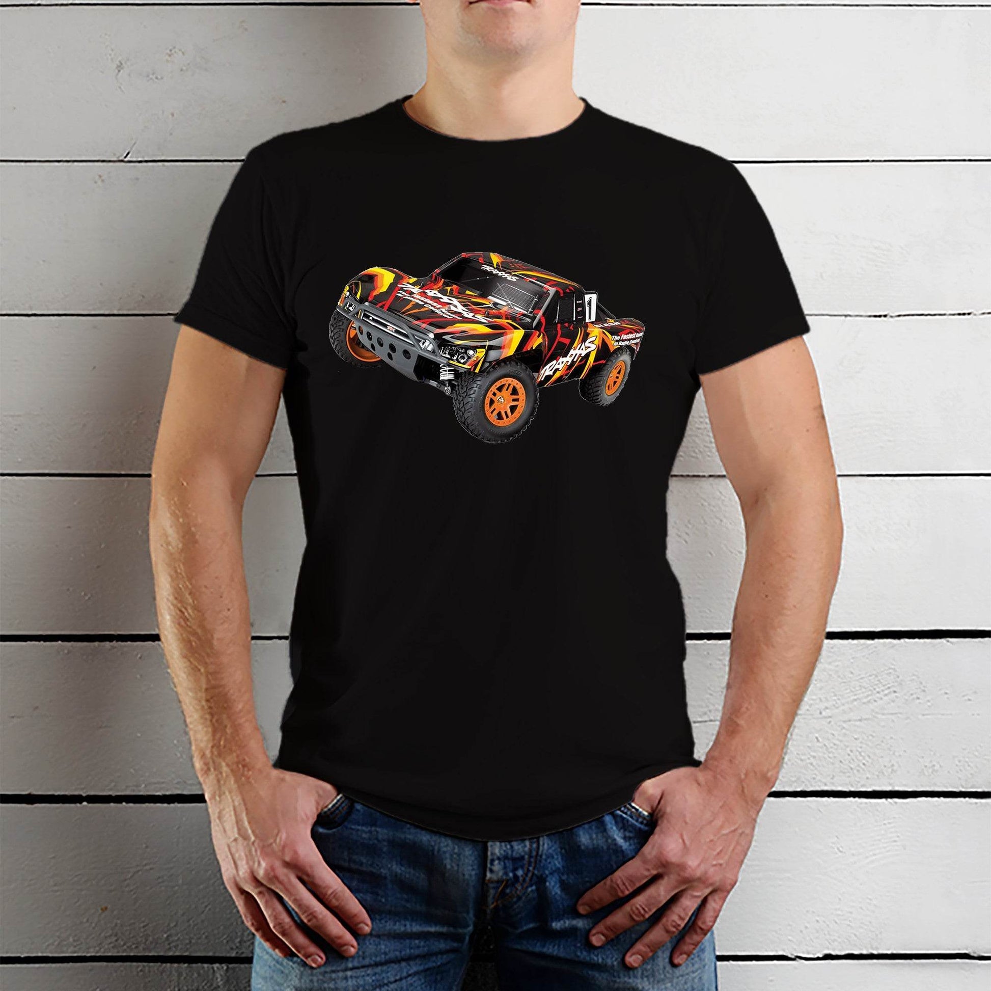The Traxxas Slash - Unisex Round Neck Regular Fit 100% Combed Cotton Half Sleeve T-Shirt - Mojilo Mart