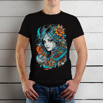 Trending Girl Collection - Unisex Round Neck Regular Fit 100% Combed Cotton Half Sleeve T-Shirt - Mojilo Mart