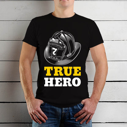 True Hero - Unisex Round Neck Regular Fit 100% Combed Cotton Half Sleeve T-Shirt - Mojilo Mart