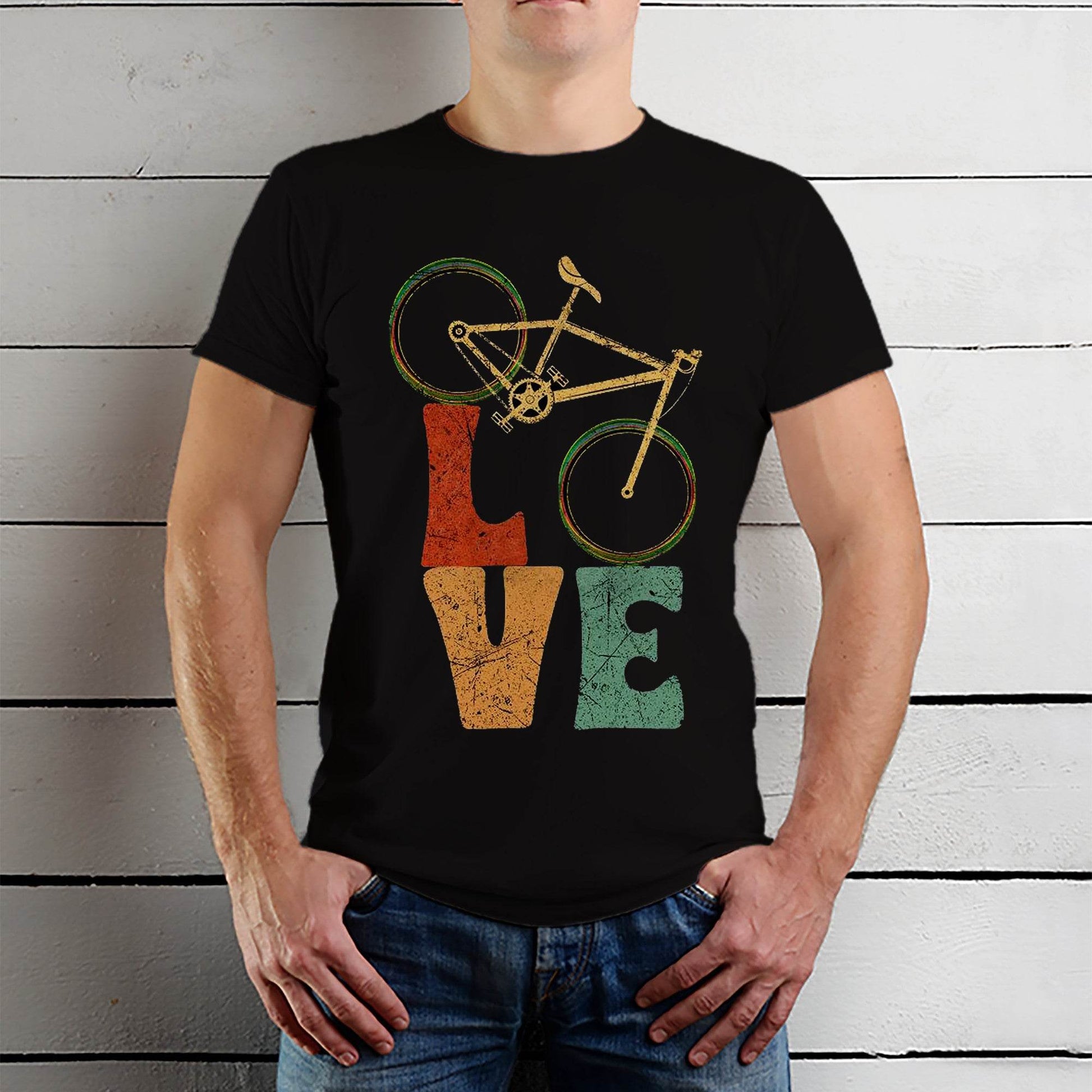 Vintage Bicycle Lover - Unisex Round Neck Regular Fit 100% Combed Cotton Half Sleeve T-Shirt - Mojilo Mart