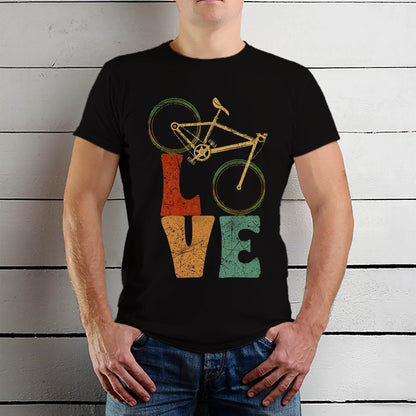 Vintage Bicycle Lover - Unisex Round Neck Regular Fit 100% Combed Cotton Half Sleeve T-Shirt - Mojilo Mart